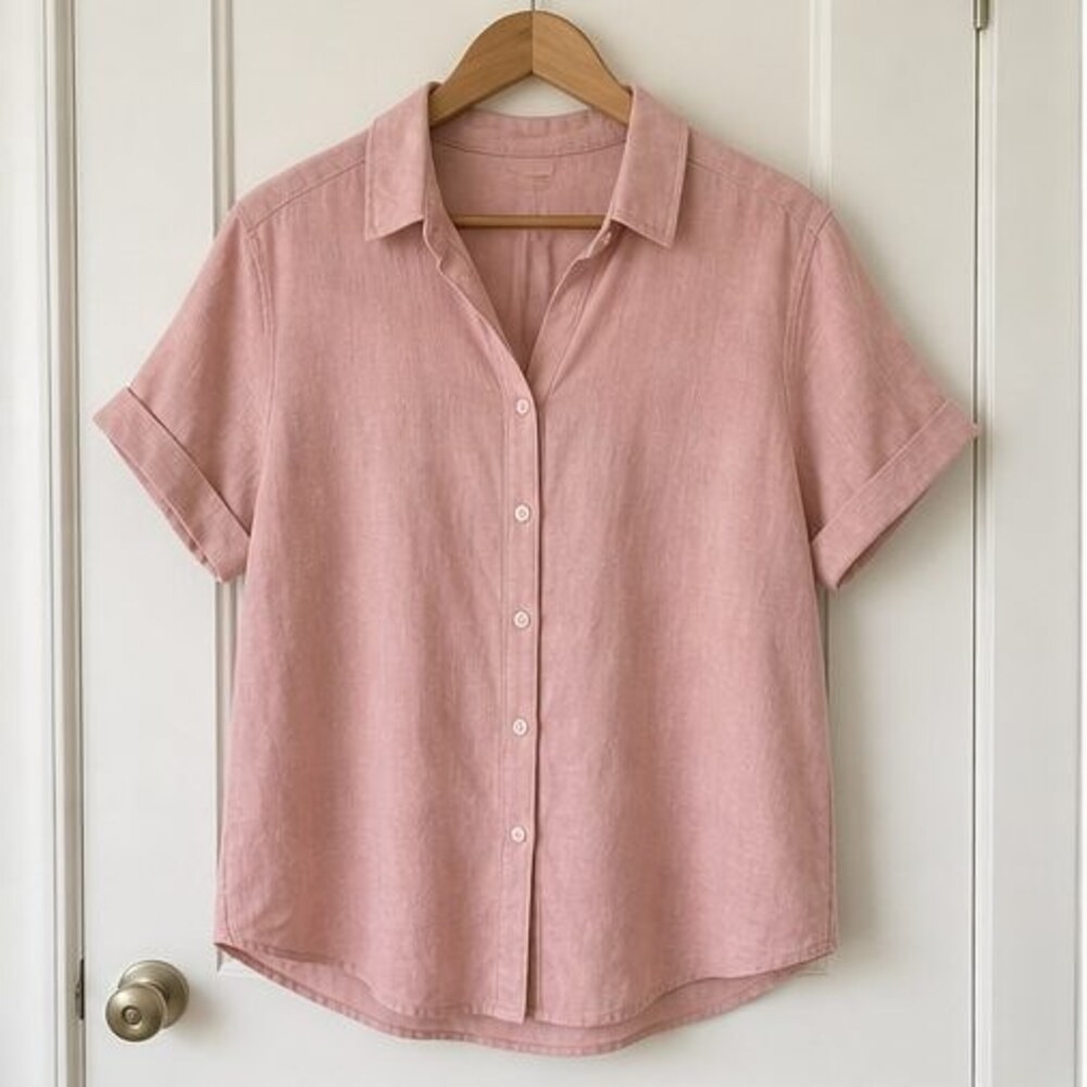 Blush Wrap Blouse